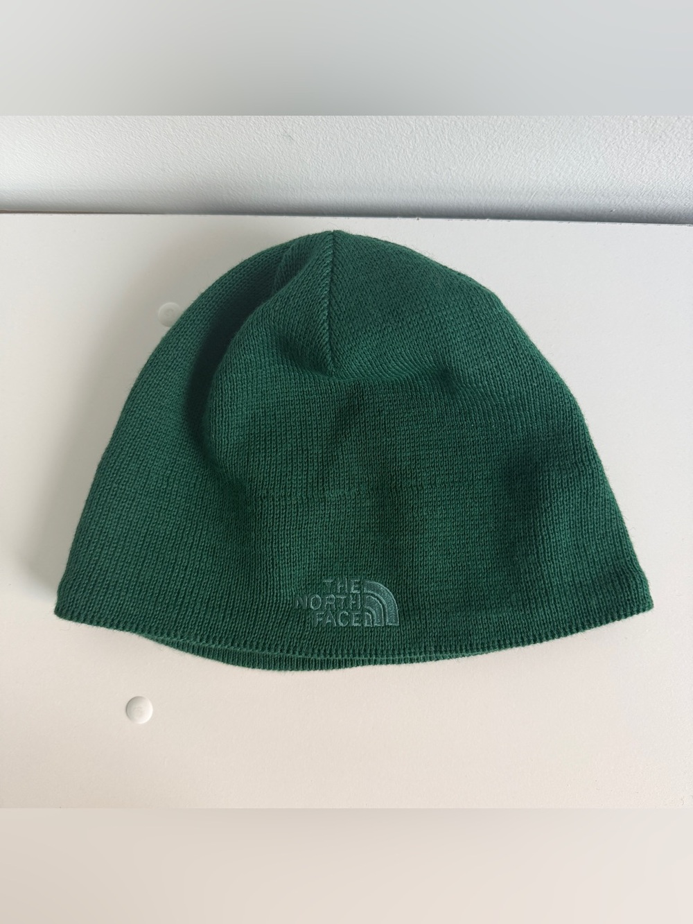 The North Face Dark Green Beanie wool one size